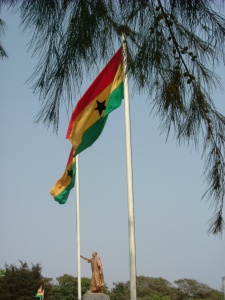 Ghana flag, Accra
