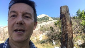 Jules with stick Lovcen National Park