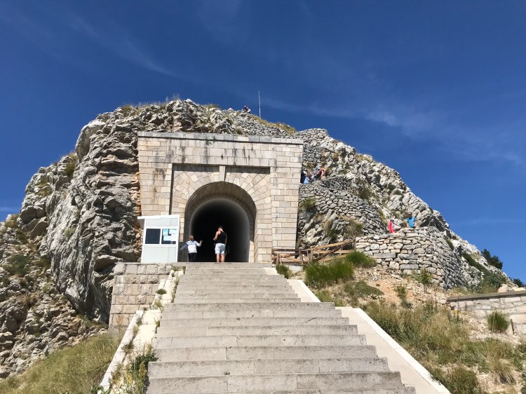 Mausoleum entrance Mount Jezerski